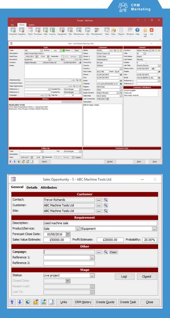 Screenshot of Protean's ITSM Software