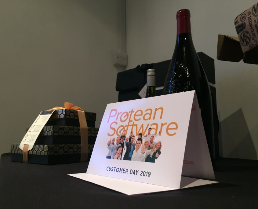 Image of treats on Protean Software Customer Day 2019