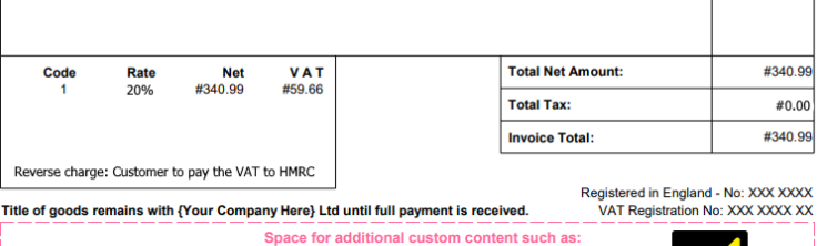 VAT receipt on FSM software