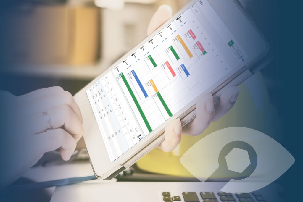 ServiceSight jobs on screen